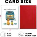 3 x Happy New Home Housewarming Greeting Card – Celebrate Your Space, Exciting New Beginnings – Gift for Homeowners, Friends, Family – 8x5.3 Inch (Home Housewarming)