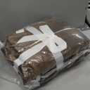 OMERAI Faux Fur Blanket, Ultra Soft Luxury Fuzzy Throw Blanket, Long Pile Plush Cozy Warm Decorative Blanket for Couch, Sofa, Chair, Bed, Heavy Weight, 50" x 60", Chestnut Russet Blend