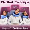 ComfyNap Versatile Travel Neck Pillow for Airplane [Patented], 9 Positions in 3 Techniques, Plane Pillow with Pure Memory Foam, Travel Pillow with HeadRest Flight Sleep, Travel Essential - Zeus