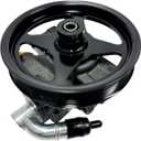 20-312P1 Power Steering Pump with Pulley compatible with Ford F150 2004-2008, Expedition 2003-2006, Lincoln Mark LT 2006-2008, Navigator 2003-2006, Replaces 6L3Z3A674B 6L3Z3A674C