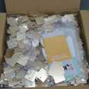 Champagne Gold Shimmer Wall Backdrop 24 Pcs, Square Sequin Panel Decoration, Glitter Silver Photo Backdrop for Wedding Anniversary Birthday 6ftx4ft