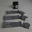 FITRELL 3 Pairs Compression Socks for Women and Men 20-30mmHg-Circulation Support Socks (Large-X-Large, Grey)