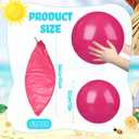 Raiten 12 Pcs Beach Ball Inflatable Beach Balls Large Inflatable Ball Floating Ball for Swimming Pool Party Favors Outdoor Activities Summer Birthday Party Supplies (Pink,12 Inch)