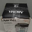 AROMA Digital Rice Cooker, 4-Cup (Uncooked) / 8-Cup (Cooked), Steamer, Grain Cooker, Multicooker, 2 Qt, Stainless Steel Exterior, ARC-914SBD