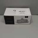 Crystal Covered Butter Dish,8inch Classic Glass 2-Piece Design Butter Keeper with Lid | Butter Holder | Dishwasher Safe