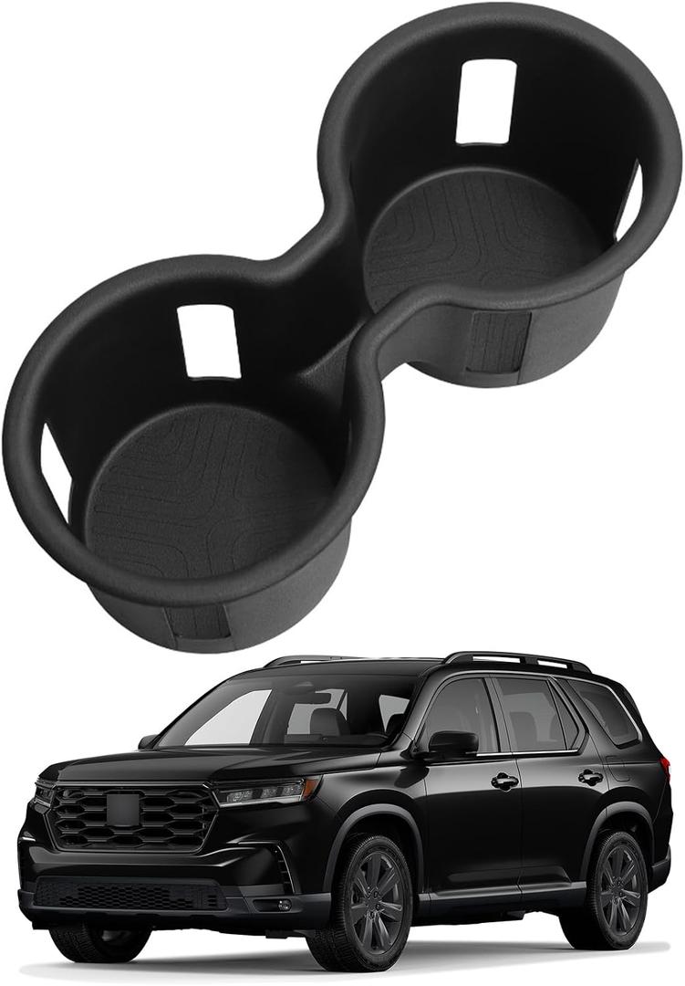 Cup Holder Fit for Honda Pilot 2023 2024 2025 & Passport 2024 2025 2026 Center Console Cup Holder Protection Interior Decoration for Honda Ridgeline 2024 2025 Accessories