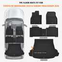 Floor Mats Full Sets for 2026 Toyota BZ Woodland & 2026 Subaru Trailseeker