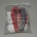 Christmas Girl Costume Red Velvet Sleeveless Dress Family Gathering Party Dress with Hooded Belt (3 - 4 Years)