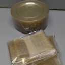 WELLIFE 60PCS Gold Glitter Dessert Plates and 60PCS Plastic Forks, 6.3 inch Disposable Dessert Plates for 60 Guests, Durable Gold Glitter Cake Plate, Perfect for Party