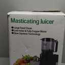 Cold Press Juicer, 5.5inch Wide Feed Chute Juicer Machine, Slow Masticating Juicer for Whole Vegetables & Fruits, Black