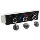 Climate Control Switch Panel Front A/C Heater 599-217, Push Button, Manual, Black