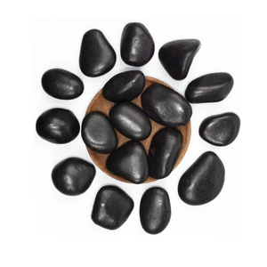 2,5 kg 
Black River Rocks Large Outdoor Landscaping Polished Black Pebbles for Garden Plants Decorative Stones 15lb Black River Rock Stones 1-2 Inch