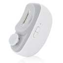 3 in 1 Automatic Electric Nail Clipper Polishing, Electric Fingernails Trimmer Clippers for Seniors Adult, Safe Convenient Electric Nail Trimmer Cutter Nail File Clip Storage 2 Speeds, White