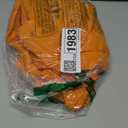 Scrubs Set for Women Nurse Uniform Jogger Suit Stretch V-Neck Scrub Top & Jogger Pant with Pockets for Nurse Workwear (Small, Orange)