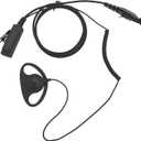 D Shape Earpiece with Mic Surveillance Headset Compatible for Motorola Retevis RT29 RT48 RT47 RB23 RB46 RT87 NR30 EX500 GP328Plus Ailunce HD1 HD2 HA1G Radio