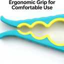 2 x Manual Jar Opener Bottle Opener and Can Opener for Weak hands, Seniors with Arthritis and Anyone with Low Strength, Mutil Jar Opener Get Lids Off Easily Non-Slip Grips - 3-in-1 Kitchen Tool