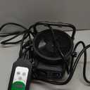 Greenhouse Heater with Thermostat, Auto Temperature Control Kit with Digital Display, Fast Heating, Overheat Protection, for Grow Tent, Greenhouse, Flower Room, Patio, Winter Plants (Black)