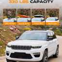 Snailfly 330 LBS Lockable Roof Rack Cross Bars Fit for Jeep Grand Cherokee L 2021-2026 & Grand Cherokee WL 2022-2025 2026, Aluminum Crossbars, Rooftop Luggage Cargo Carrier Accessories for Kayak Bike