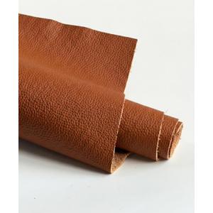 12'' x 24'' Genuine Full Grain Cowhide Leather Sheet Soft Leather for Upholstery Repair, Handbags, Wallets, Sewing, Crafts, & DIY Projects 1.1-1.3mm (3oz) Pre-Cut (Cognac Brown, 1 Piece)