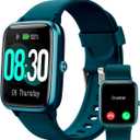 GRV Smart Watch for iOS and Android Phones (Answer/Make Calls), Watches for Men Women IP68 Waterproof Smartwatch Fitness Tracker Watch with Heart Rate/Sleep Monitor Steps Calories Counter (Gem Green)