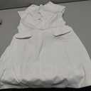 Women Cap Sleeve Mini Dress The Ultimate Muse A-Line Elegant Formal Party Short Dress with Pockets (S, White)