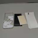 ilnehc for iPhone 17 Pro Case, [3 in 1] with Screen Protector & Camera Lens Protector, Flower Pattern Design, Clear Soft Shockproof Slim Floral Phone Cover for Women Girls 2025 6.3"(Flower-2/ White)