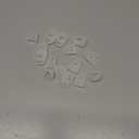 PATIKIL Finger Tip Covers Cots, Light White Silicone Finger Protectors Gloves Breathable Reusable Fingertip Caps with Air Holes for Dry Skin Finger Cracking, XL, 15 Pcs