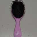SimplyHair Ultimate Hair Extension Brush & Detangler Anti-Static, Dual Bristle Design, Soft Boar Bristle, Great for All Hair Types & Extensions - Pink & Purple Ombre Brush Ideal for Adults & Kids