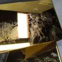 Purse Display Stand Set of 3, Gold Stainless Steel Handbag Holders, Heavy Duty Metal Riser Stands for Wallets, Bags, Shoes, Perfume, Jewelry  Boutique & Retail Countertop Display