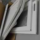 Corner Bread Box for Kitchen Countertop - New 2026 Airtight Design - Extra Large, Double Layer White Breadbox, Vintage Storage for Homemade Bread, Under Cabinet Organizer