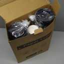 RACETOP 100 Pack 12 oz Disposable Paper Coffee Cups with Lids, Paper Cups with Lids 12 oz, Hot Cups for Home/Office (White)