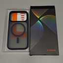 TORRAS Magnetic Shockproof for iPhone 17 Pro Case, Camera Control, Compatible with MagSafe, Military-Grade Protection, Stronger Slim Translucent Phone Case for iPhone 17 Pro, Black