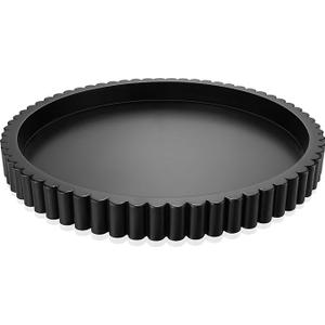 Handmade 12in Decorative Tray for Coffee Table Tray Decor, Black Wooden Decorative Round Tray for Kitchen, Living Room, Home Decor