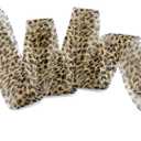 3 x "N/A" Fashion Leopard Shoe Laces, Soft Satin Ribbon Shoelaces for Casual Shoes Shoestring for Women Girls 4CM Wide 1 Pair