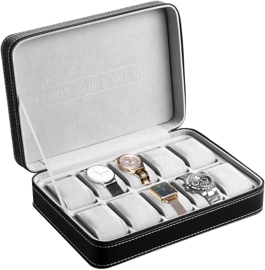 Osvino Watch Organizer, Black