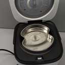 Rice Robot Personal Rice Cooker, PFAS-free, Nonstick. 1 Quart Capacity, with Stainless Steel Steamer Tray, Measuring Cups, Recipe Book with 60 Recipes, and Serving Spoon, As Seen On TV