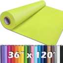 PerkHomy 36" x 1,440" (120') Neon Green Kraft Paper Roll for Craft Bulletin Board Paper Art Table Covering Crafting Gift Wrapping Bouquet Packing Parcel 80GSM 55LB (Neon, 36" x 120')