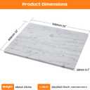 Carrara White Marble Cutting Board, 16x20 Inch Large Marble Pastry Board With Non-Slip Feets-Wedding Gift, Housewarming Gifts, Pack Of 1 Piece