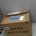 Goldenkey 1.2 Cu.Ft Modern Home Safe  Digital Keypad & Key, Steel Safe with Removable Shelf, Secure Storage for Documents & Cash, 9.84"D x 13.78"W x 9.84"H