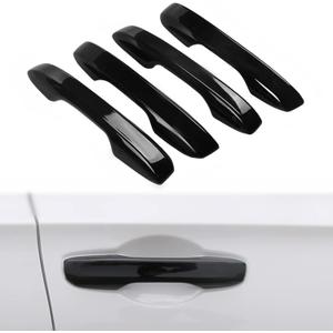 Door Handle Cover Exterior Decoration for Honda Civic 2022 2023 2024 2025, Accord 2023 2024 2025, CR-V 2023 2024 2025, for Acura Integra 2023 2024 2025 with Auto Lock - Glossy Black