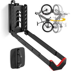 monTEK Swivel Bike Wall Mount, No Heavy Lifting Required Bike Wall Mount, Bike Hangers for Garage, Space-Saving Bike Rack Garage, Easy to Load and Unload, Bike Hanger Can Hold Up to 77 lbs