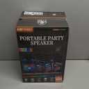 E I F E R Cool Skull Bluetooth Speakers, Portable Wireless Speaker, Compatible with Smartphones and Tablets, Suit for Home Garden Party, Black, 50W, 8-Inch