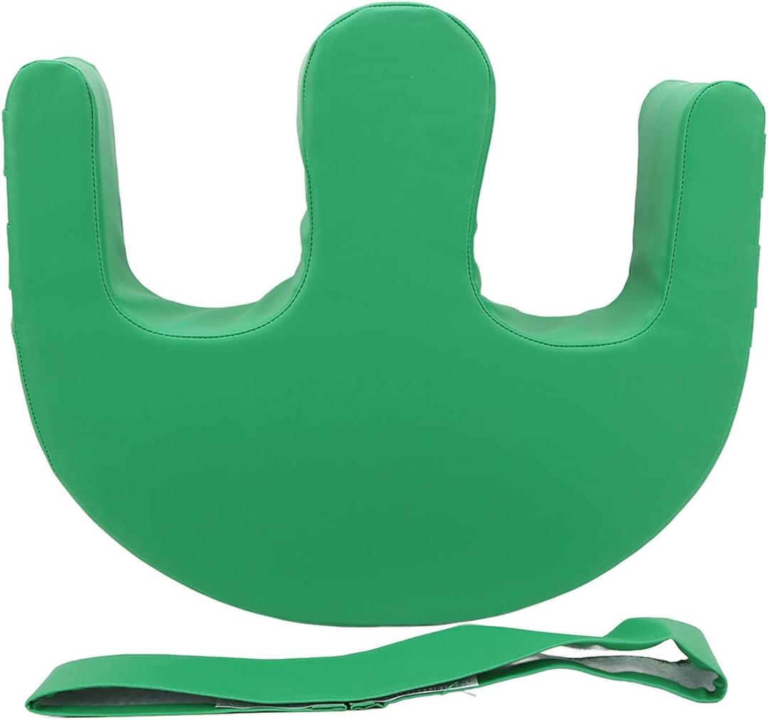 Patient Turning Device for Bedridden Patients, Multifunctional U Shaped Bed Turning Pillow, PU Leather and Pearl Cotton, Bed Lift Care Product, Helps The Elderly to Turn Over The Pillow(Green)