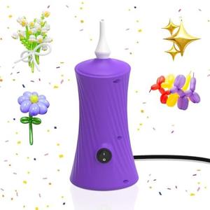 HeyMate 206 Balloon Pump Electric Air Pump for Long Balloon Inflator Blower for Foil Twisty Animal Balloons for Birthday Party Celebration Balloons Decorations