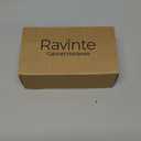 Ravinte 5 Pack Solid 5 Inch Kitchen Square Cabinet Handles Brushed Brass Drawer Pulls Kitchen Cabinet Hardware Handles (5" Hole Center)