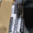 Farberware Edgekeeper Triple Rivet Block Set with Built in Knife Sharpener, 14-Piece, Black