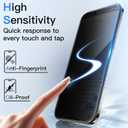 JETech Privacy Screen Protector for iPhone Air, Anti-Spy Tempered Glass Film with Easy Installation Tool, 6.5-Inch Display, 2-Pack