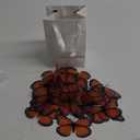 AQUEENLY 24 Pcs Monarch Butterfly Decorations Orange Butterflies for Crafts Premium Fake Butterflies Wall Decor for Room, Home, Wedding, Party (4.72'')