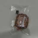 Maxjoy for Cute AirPods 3 Case (2021) with Safety Lock,Compatible Leopard Print AirPod 3rd Generation Case for Women Girly with Keychain-Gold