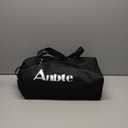 Anbte 3ft Aluminum Roll Top Camping Table, 2 Adjustable Height Camping Table Folding with Storage Net & Bag Lightweight Roll Up Table for Indoor Outdoor Backyard BBQ Patio Picnic, 32.2 x 16, Black